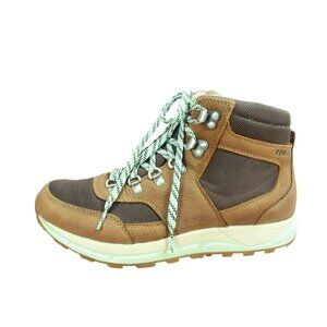 LL Bean Mountain Classic Brown Leather Lace Up Waterproof Hiking Boots Size 11 M